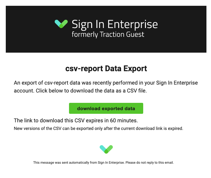 How do I use the Locations CSV Export Feature? | Visitor Management