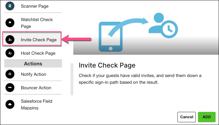 How do I send invited and non-invited guests down different sign-in ...