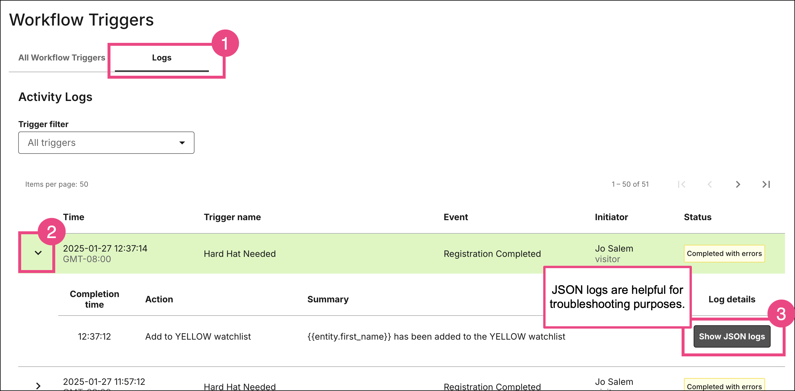 How do I use the Workflow Triggers Feature? | Visitor Management