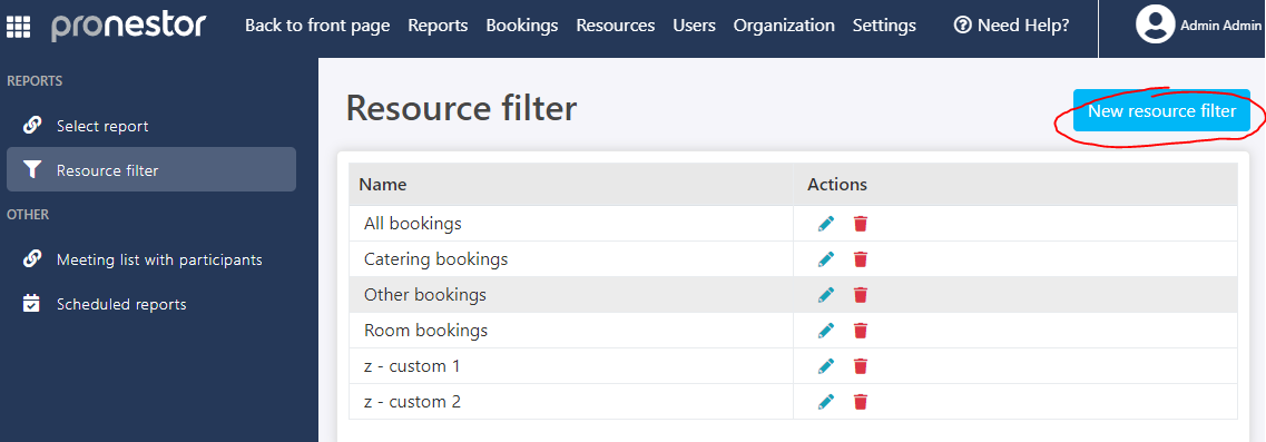 Resource filter and how to make the reports show what you want them to ...